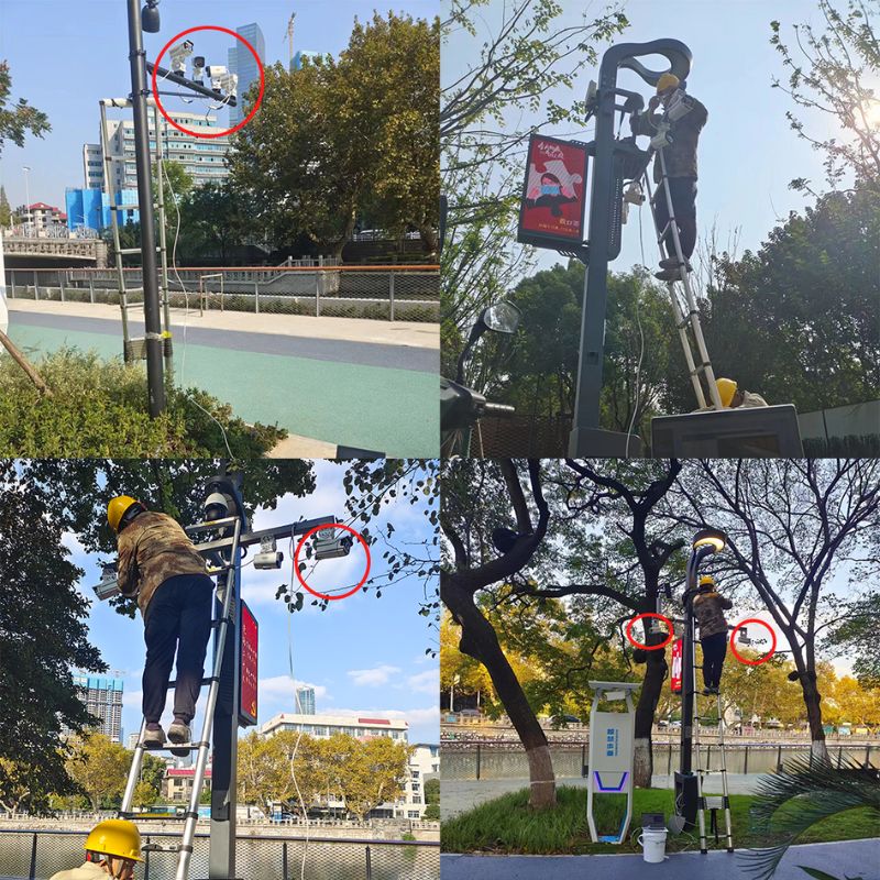 Outdoor Gun Type Footfall Counter for Accurate People Counting and Visitor Analytics
